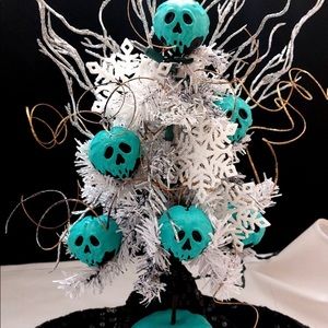 14” Disney Themed Poison Apple Christmas Tree with 5’ of White lights